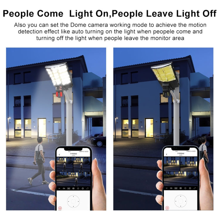 Solar Street Light with V380 4G WiFi 10X Dual-lens Monitoring HD Camera, No SD Card, 64GB SD Card, 128GB SD Card Solar Street Light with V380 4G WiFi 10X Dual-lens Monitoring HD Camera, No SD Card, 64GB SD Card, 128GB SD Card